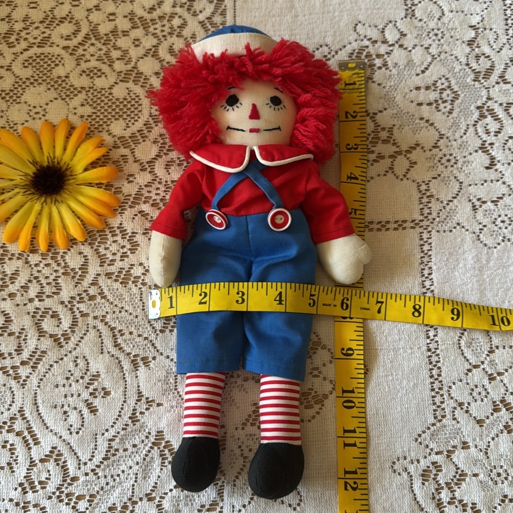 ❤️ Raggedy Andy Doll; Adorable! Perfect for Play, Room or “Under the Tree” Decor - Picture 8 of 9